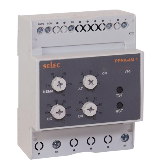 Rơ le bảo vệ ngược pha - mất pha và đảo pha SELEC PPRA-4M-3-415V
